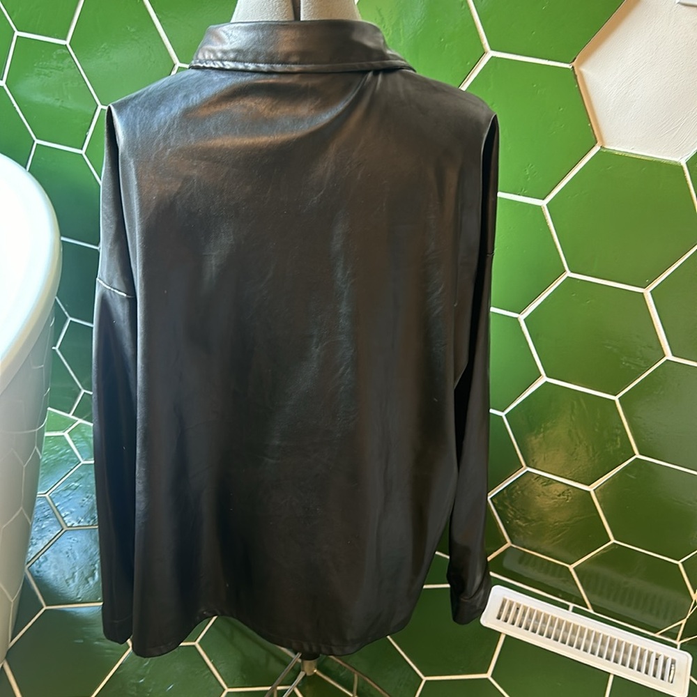 Leather Look Jacket - image 5